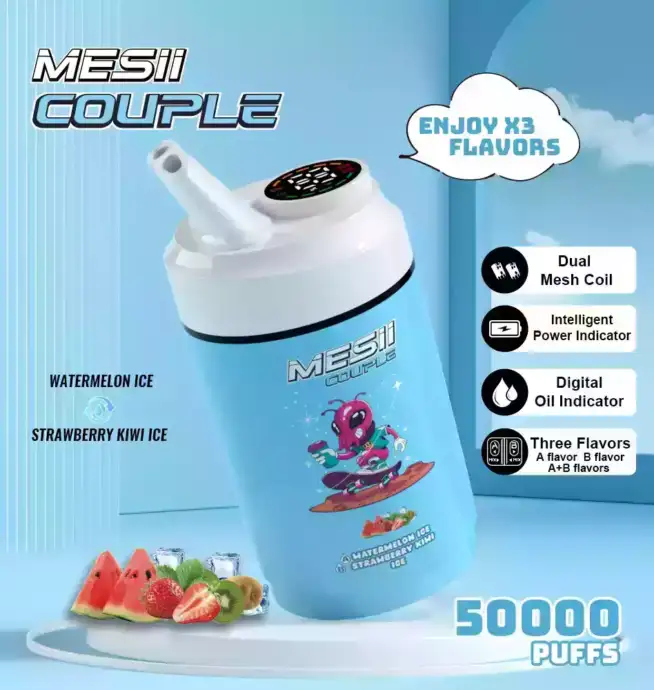 Mesii Couple 50000 Puffs Disposable Vape mit Dual Flavors
