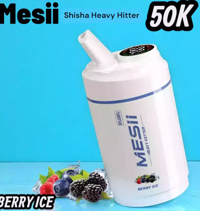 Mesii Shisha Heavy Hitter 50000 Puffs Vape mit Display