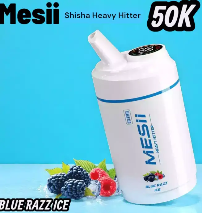Mesii Shisha Heavy Hitter 50000 Puffs Vape mit Display