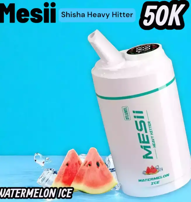 Mesii Shisha Heavy Hitter 50000 Puffs Vape mit Display