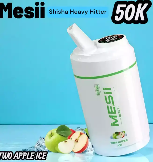 Mesii Shisha Heavy Hitter 50000 Puffs Vape mit Display