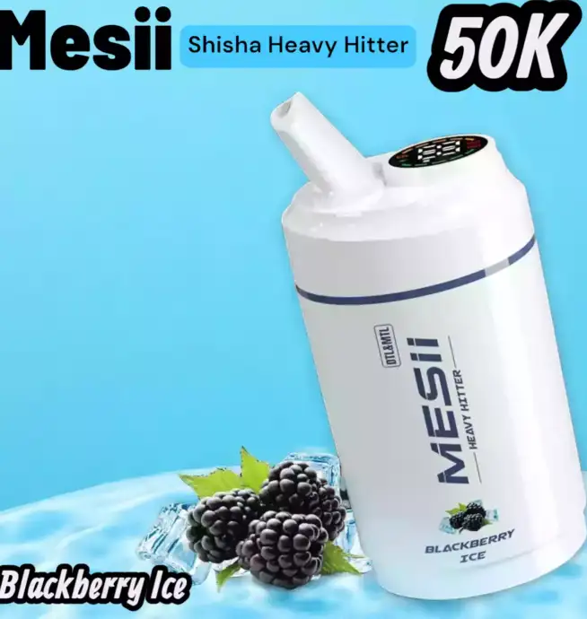 Mesii Shisha Heavy Hitter 50000 Puffs Vape mit Display