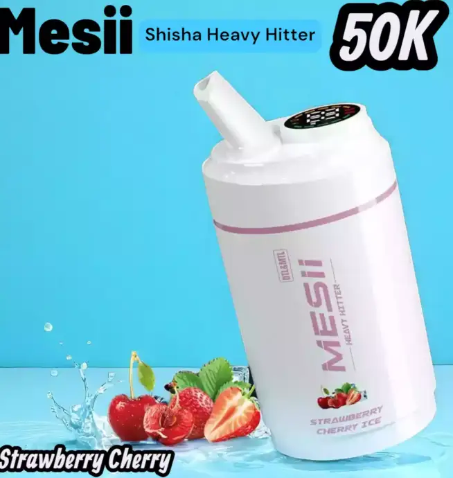 Mesii Shisha Heavy Hitter 50000 Puffs Vape mit Display