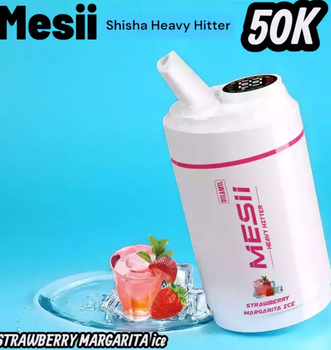 Mesii Shisha Heavy Hitter 50000 Puffs Vape mit Display