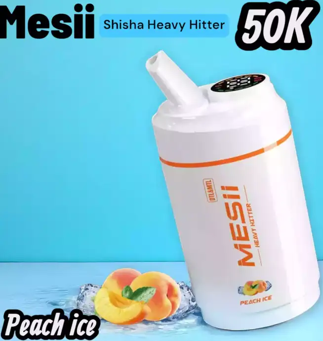 Mesii Shisha Heavy Hitter 50000 Puffs Vape mit Display