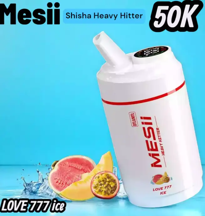 Mesii Shisha Heavy Hitter 50000 Puffs Vape mit Display