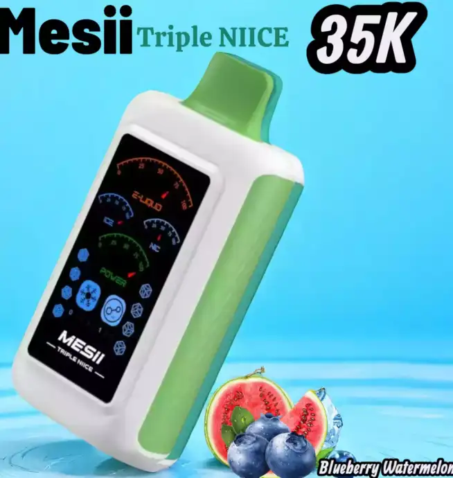 Mesii Triple NIICE 35K Ice Nic Control Vape mit Ice & Nic Control Display