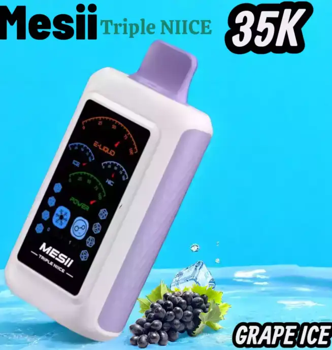 Mesii Triple NIICE 35K Ice Nic Control Vape mit Ice & Nic Control Display