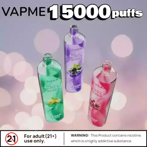 VAPME SHISHA HOOKAH 15000 Puffs 25ml & USB-C Vape