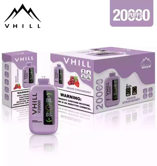 VHILL 20000 Puffs Vape mit 22ml Liquid & 650mAh Akku