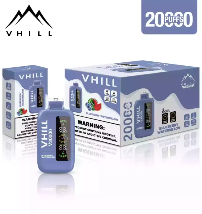 VHILL 20000 Puffs Vape mit 22ml Liquid & 650mAh Akku
