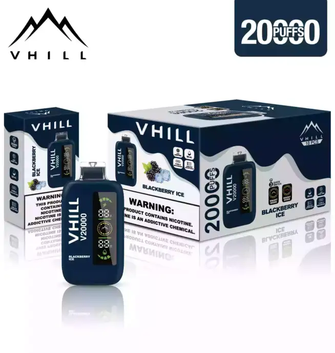 VHILL 20000 Puffs Vape mit 22ml Liquid & 650mAh Akku