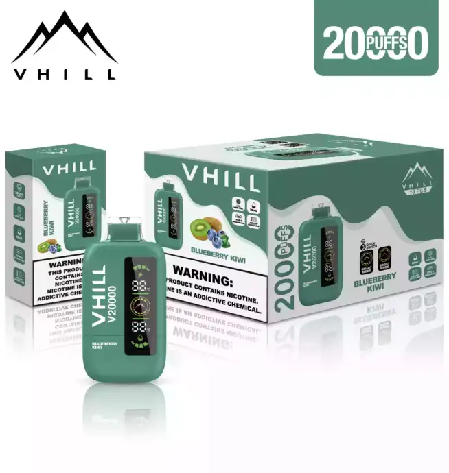 VHILL 20000 Puffs Vape mit 22ml Liquid & 650mAh Akku