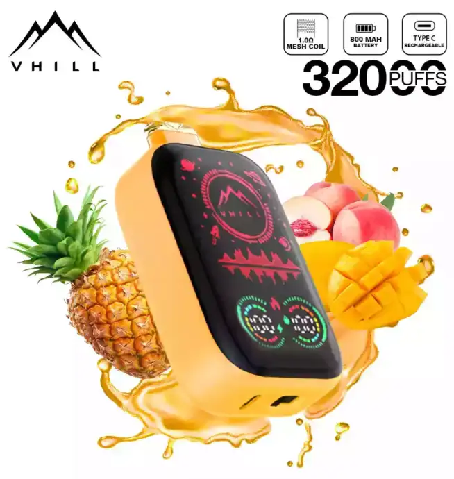 VHILL FULL SCREEN 32000 Puffs Vape mit Display & USB-C