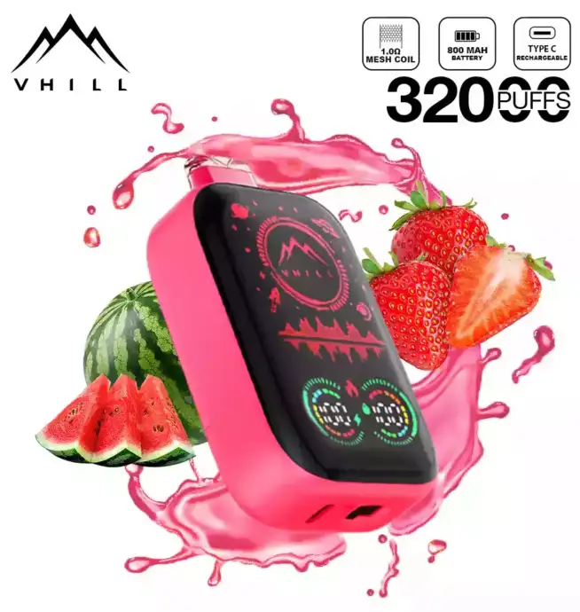 VHILL FULL SCREEN 32000 Puffs Vape mit Display & USB-C