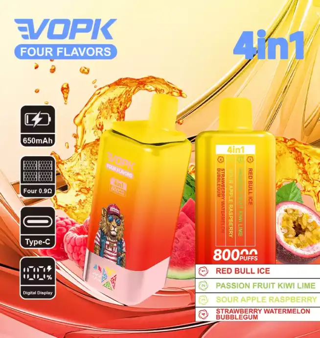 VOPK Four Flavors 80000 Puffs Disposable Vape mit 4 Geschmacksrichtungen