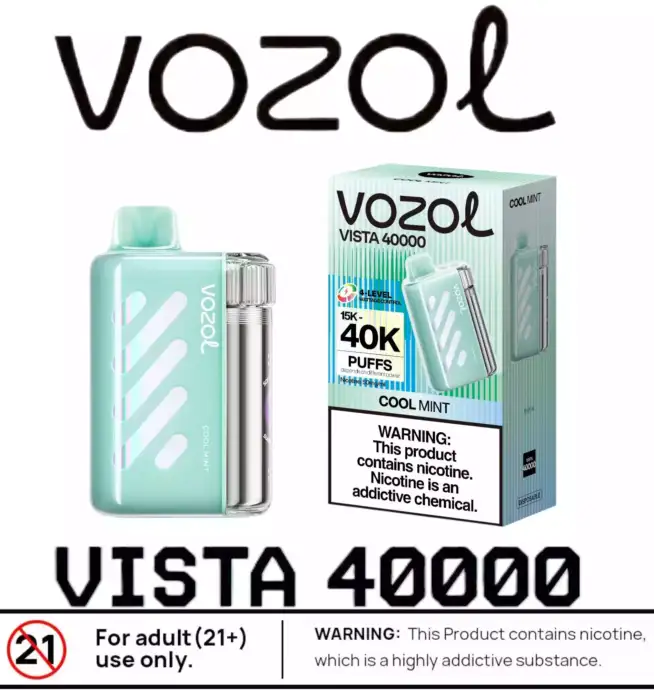 Vozol Vista 40k Puffs 50mg Long Lasting Disposable Vape