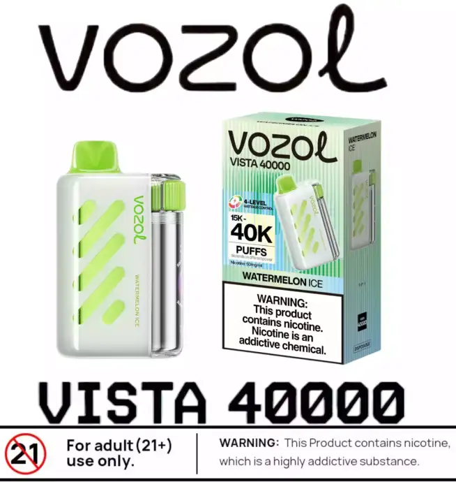 Vozol Vista 40k Puffs 50mg Long Lasting Disposable Vape