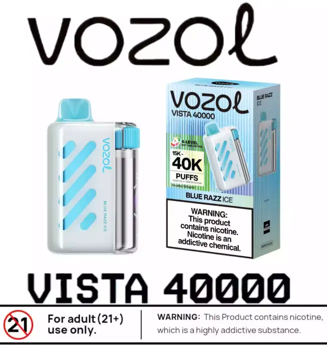 Vozol Vista 40k Puffs 50mg Long Lasting Disposable Vape