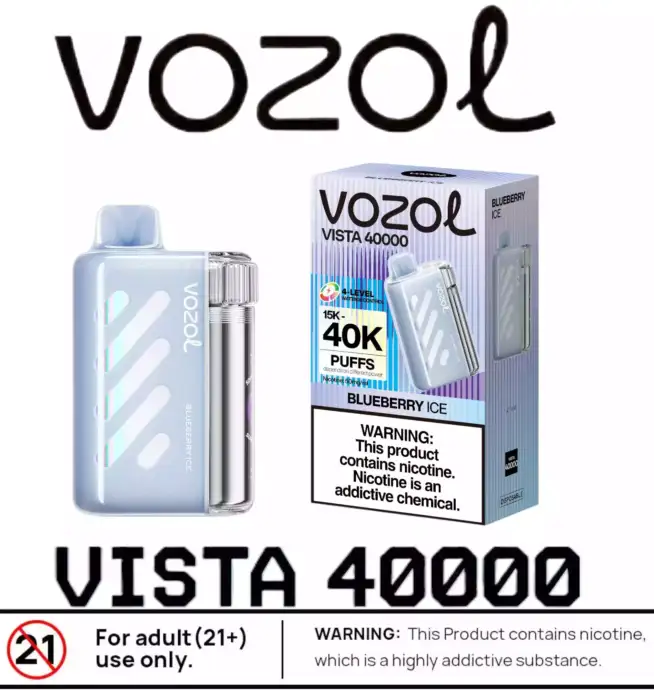 Vozol Vista 40k Puffs 50mg Long Lasting Disposable Vape