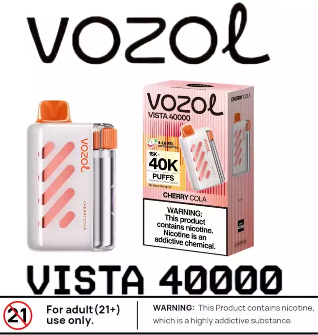 Vozol Vista 40k Puffs 50mg Long Lasting Disposable Vape