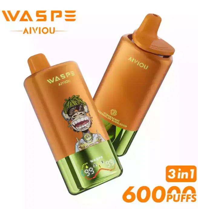 WASPE 3 in 1 60000 Puffs Vape mit Triple Flavor & USB-C