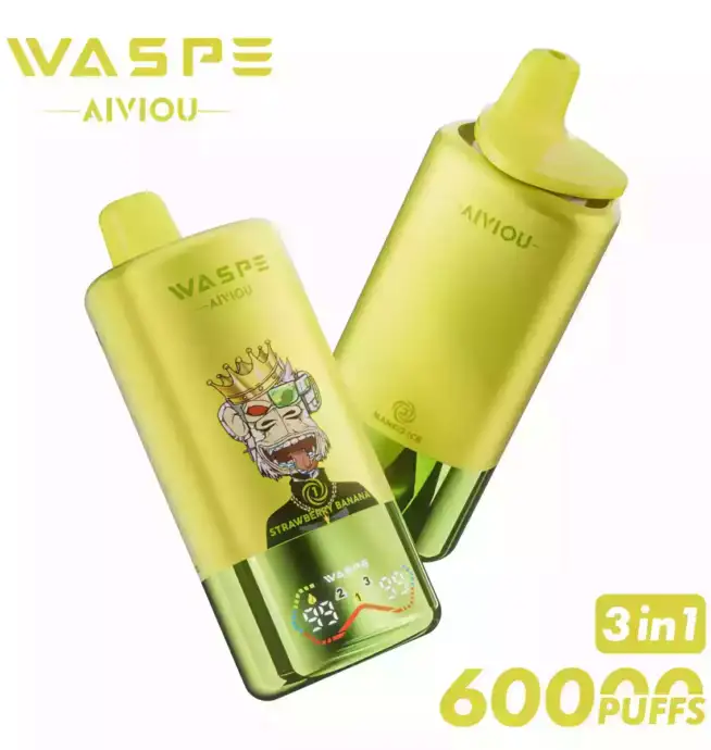 WASPE 3 in 1 60000 Puffs Vape mit Triple Flavor & USB-C