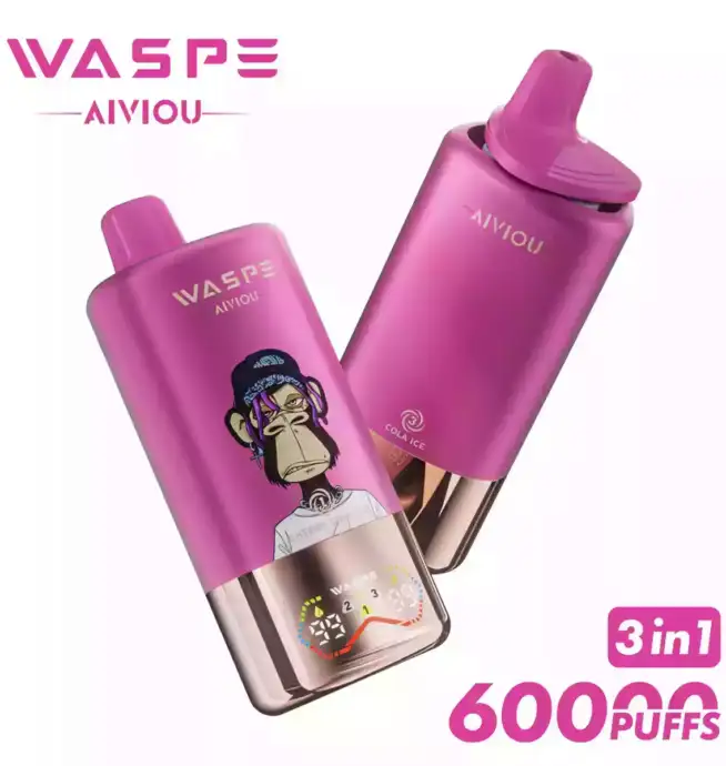 WASPE 3 in 1 60000 Puffs Vape mit Triple Flavor & USB-C