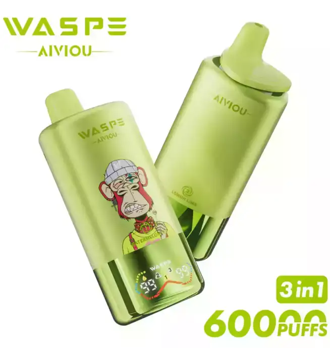WASPE 3 in 1 60000 Puffs Vape mit Triple Flavor & USB-C