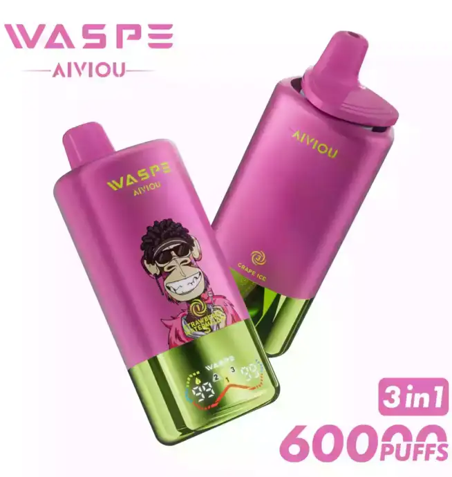 WASPE 3 in 1 60000 Puffs Vape mit Triple Flavor & USB-C