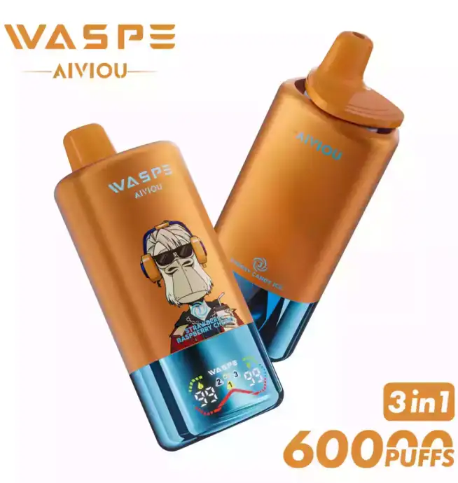 WASPE 3 in 1 60000 Puffs Vape mit Triple Flavor & USB-C