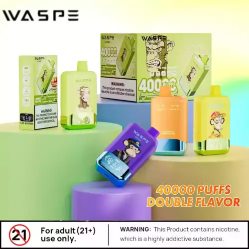 WASPE Double Flavor 40000 Puffs Disposable Vape mit Double Flavor System