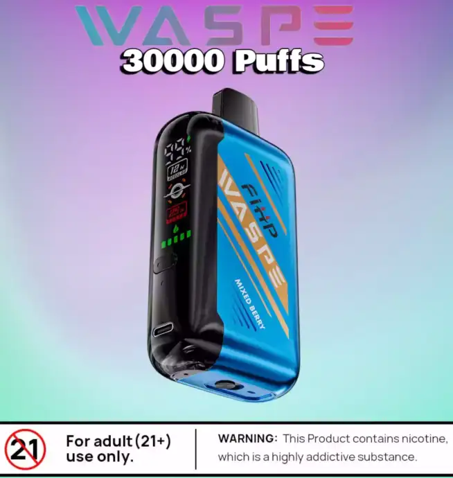 WASPE FW 30000 Puffs Disposable Vape mit Dual Mesh Coil
