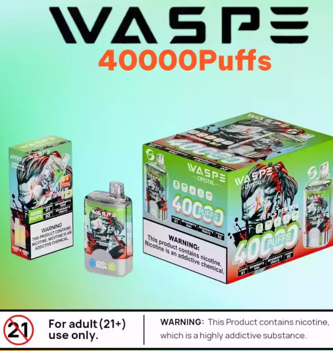 Waspe Crystal 40000 Puffs Disposable Vape mit Dual Flavor – Bild 7