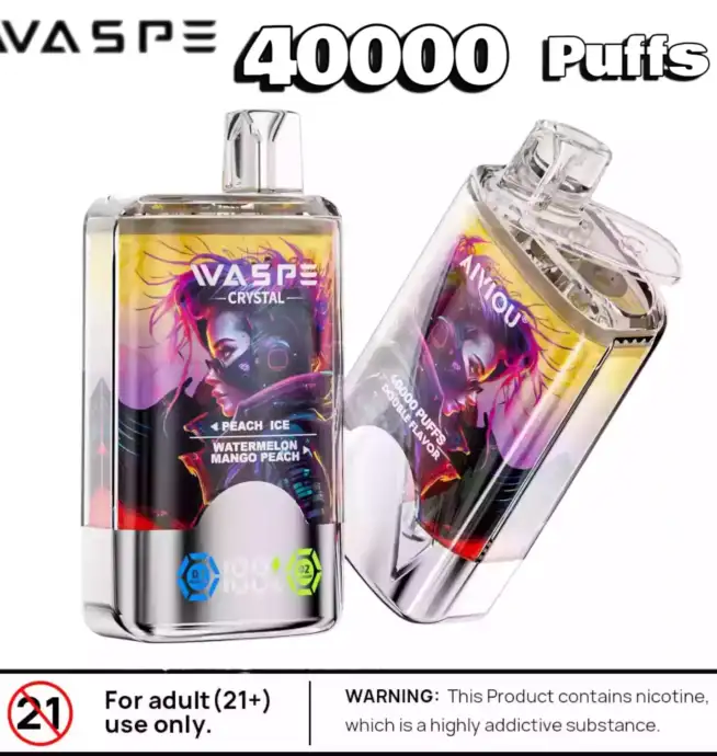Waspe Crystal 40000 Puffs Disposable Vape mit Dual Flavor