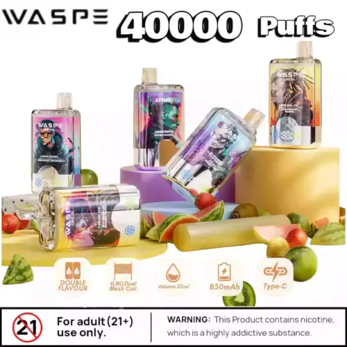 Waspe Crystal 40000 Puffs Disposable Vape mit Dual Flavor