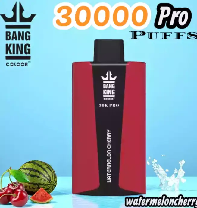 bang king 30000 Puffs Pro Disposable Vape mit 36ml E-Liquid
