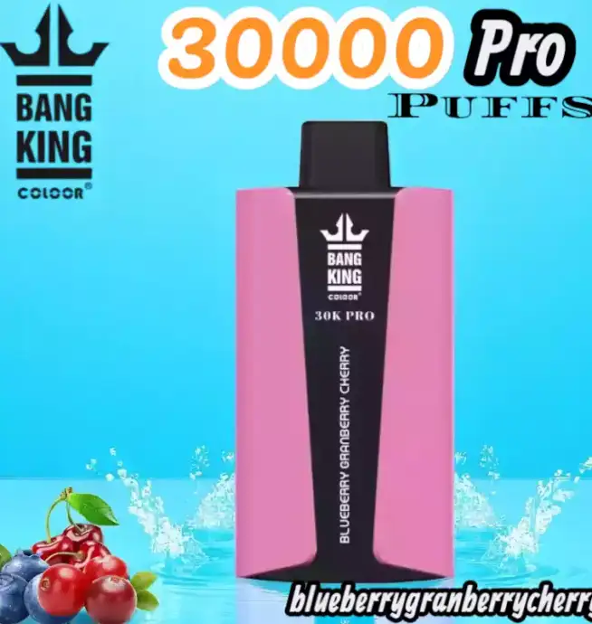bang king 30000 Puffs Pro Disposable Vape mit 36ml E-Liquid