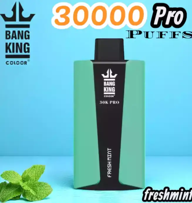 bang king 30000 Puffs Pro Disposable Vape mit 36ml E-Liquid