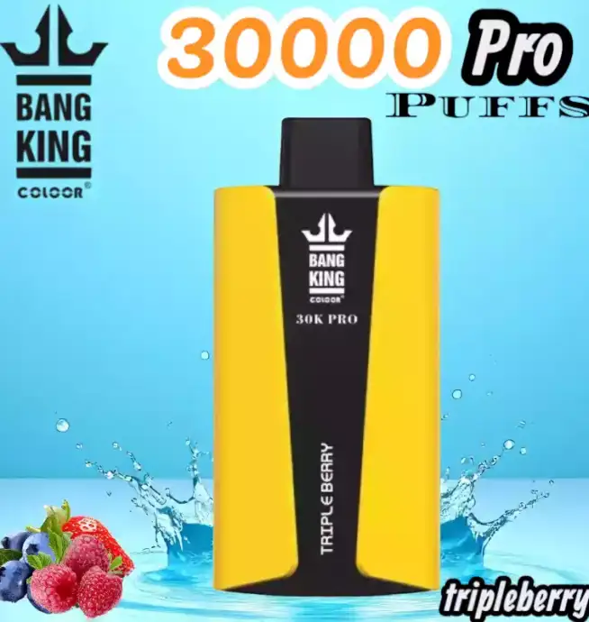 bang king 30000 Puffs Pro Disposable Vape mit 36ml E-Liquid