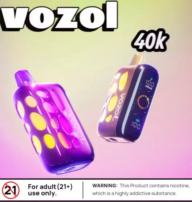vozol RAVE 40k Puffs Disposable Vape mit Display & 50,000 Zügen