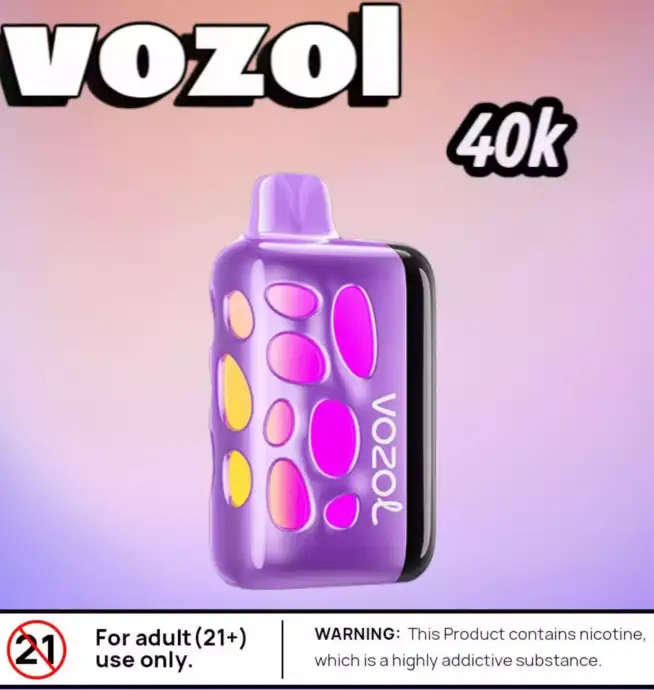 vozol RAVE 40k Puffs Disposable Vape mit Display & 50,000 Zügen