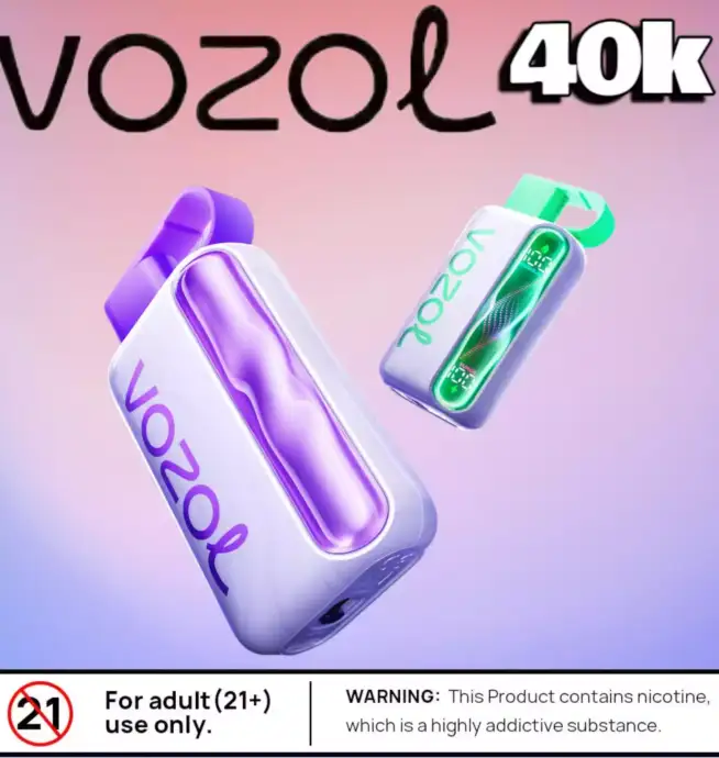 vozol star 40k Puffs Disposable Vape mit LED Screen & 1000mAh